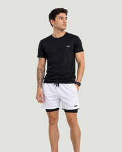 Bermuda Dry Fit Compressão Branco
