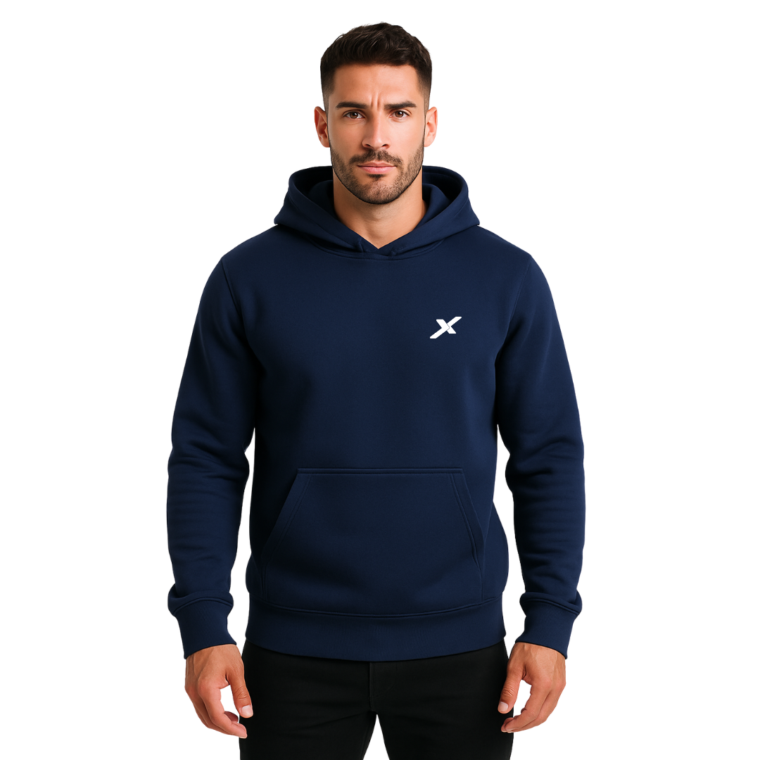 Moletom Canguro com Capuz NXT - Azul