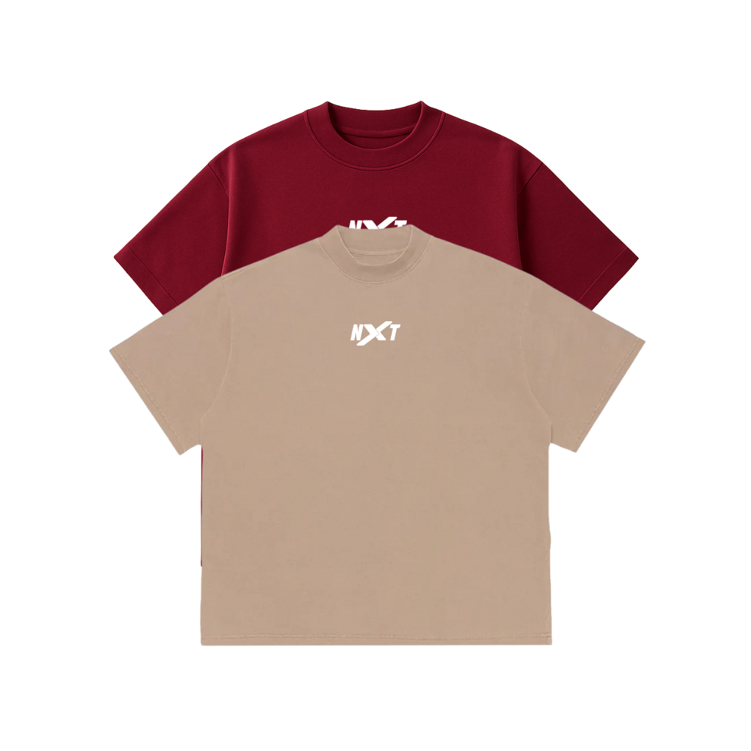 Kit com 2 Camisetas Oversized Basic NXT