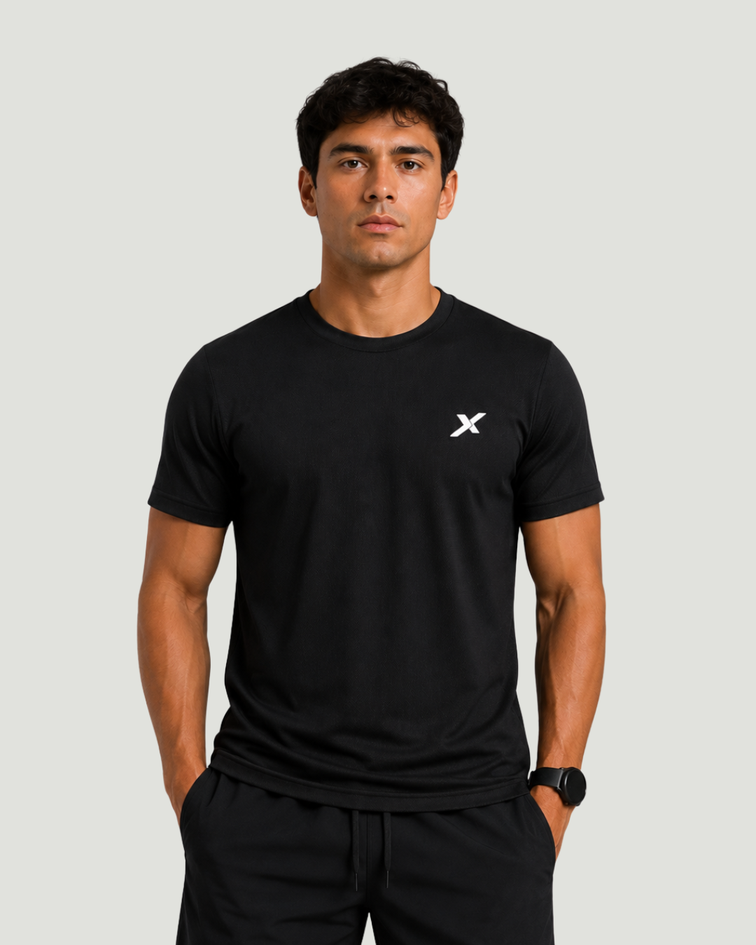 Kit Esportivo Dry Fit 3 Camisetas + 2 Bermudas Compressão