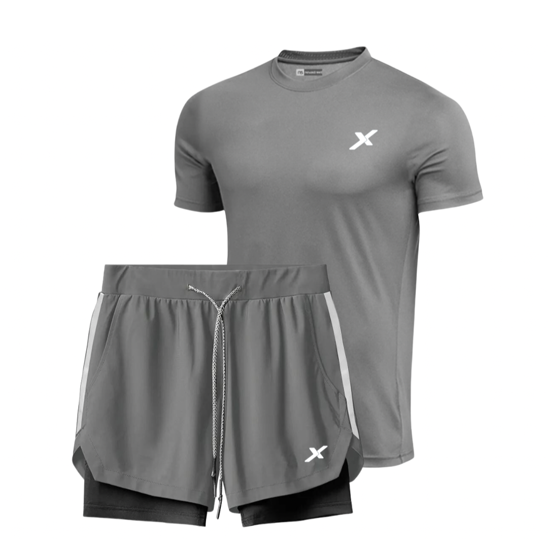 KIT 1 SHORTS DRY-FIT 2 EM 1 NEXT + 1 CAMISA DRY-FIT PREMIUM