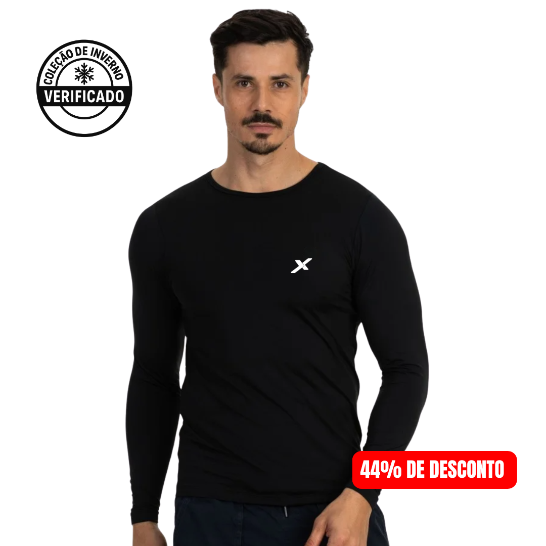 Camiseta Manga Longa Dry Fit - Proteção UV 50+