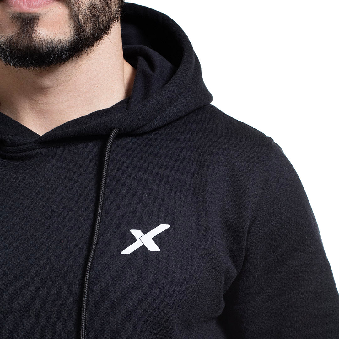 Moletom Canguro com Capuz NXT - Preto