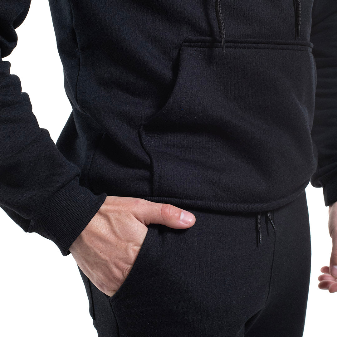 Moletom Canguro com Capuz NXT - Preto