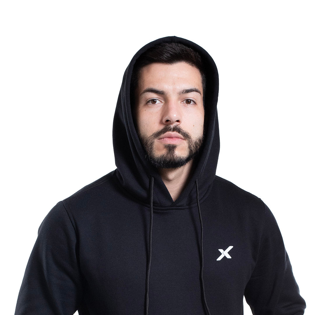 Moletom Canguro com Capuz NXT - Preto