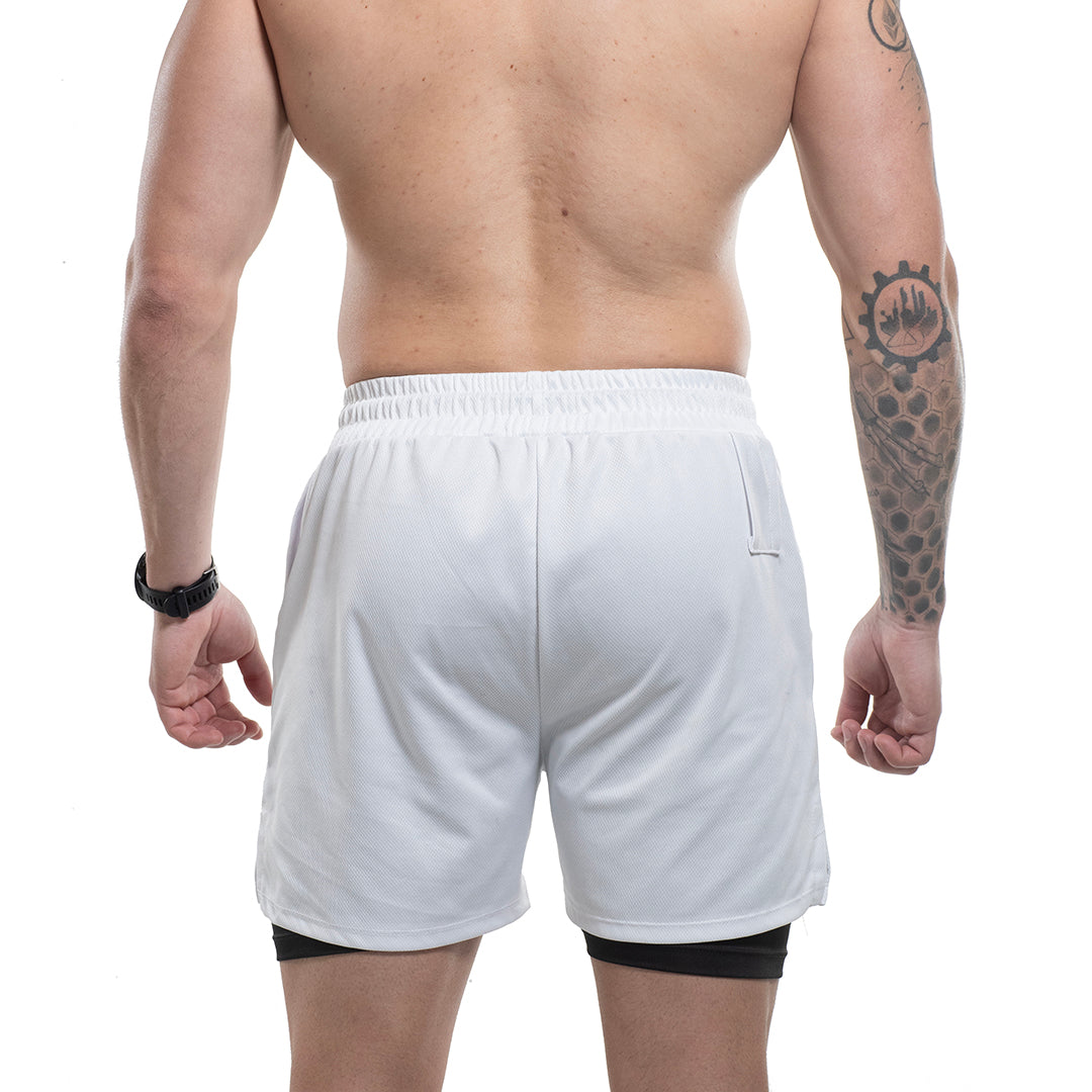 KIT 2 SHORTS DRY-FIT DE COMPRESSÃO 2 EM 1 [PAGUE 01 LEVE 02]