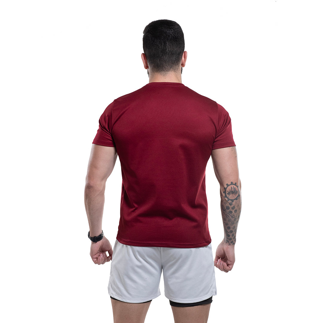 CAMISETA DRY TECH MODAL BÁSICA - VINHO