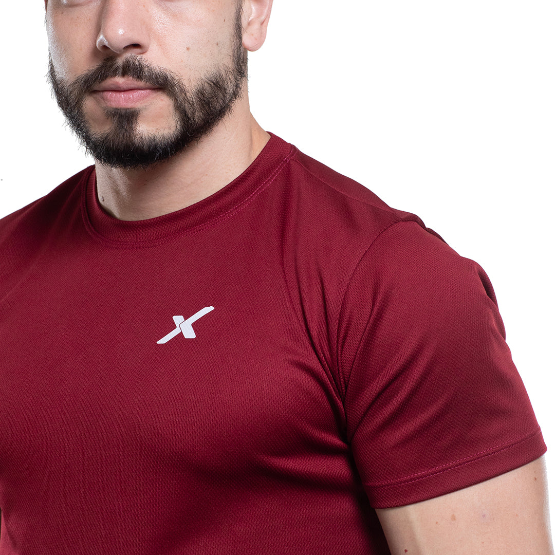 CAMISETA DRY TECH MODAL BÁSICA - VINHO