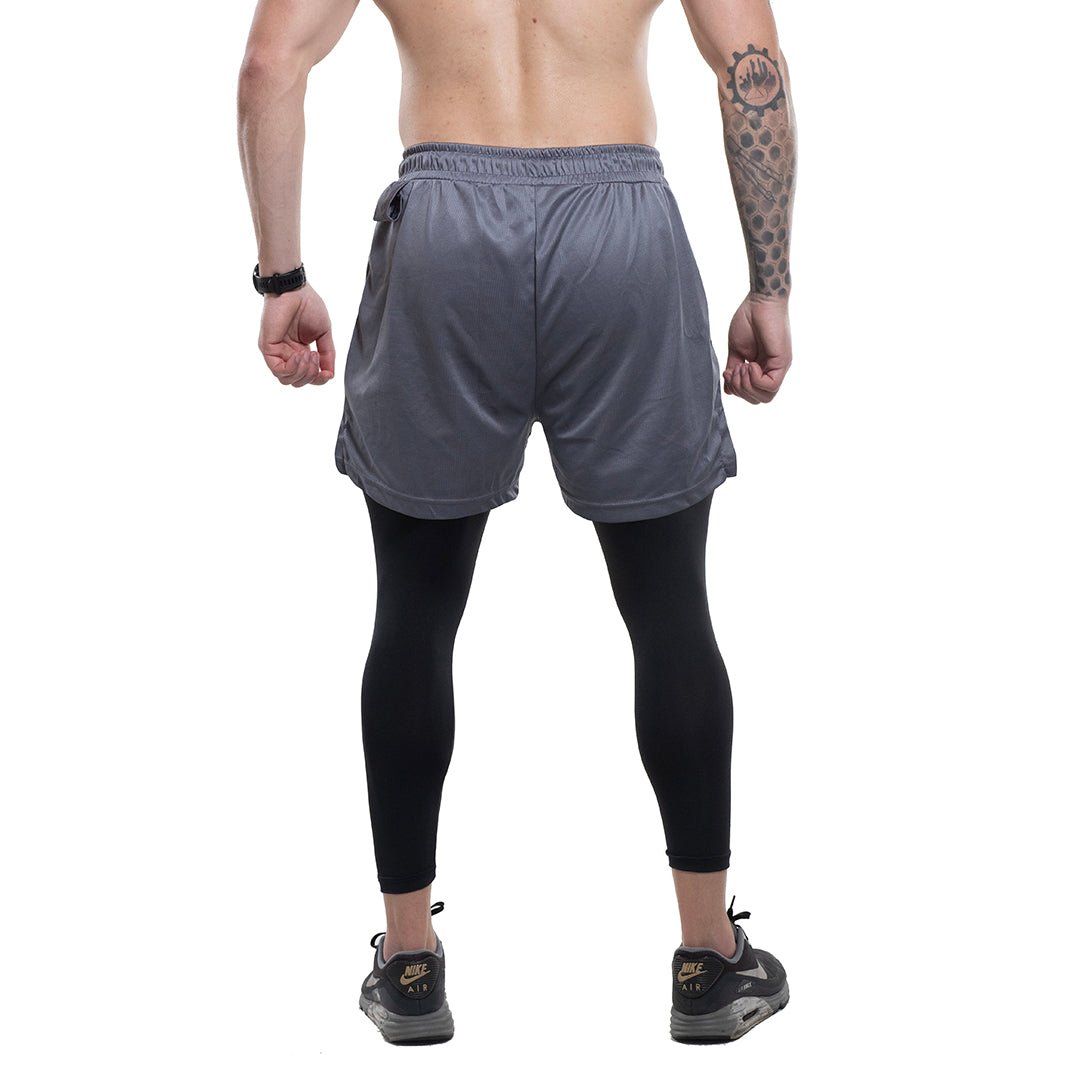 LANÇAMENTO - KIT 1 SHORTS 2 EM 1 DE COMPRESSÃO + 1 CALÇA 2 EM 1 DE COMPRESSÃO