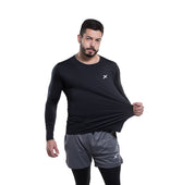 1 CAMISETA MANGA LONGA UV DE COMPRESSÃO + 1 CALÇA 2 EM 1 DE COMPRESSÃO