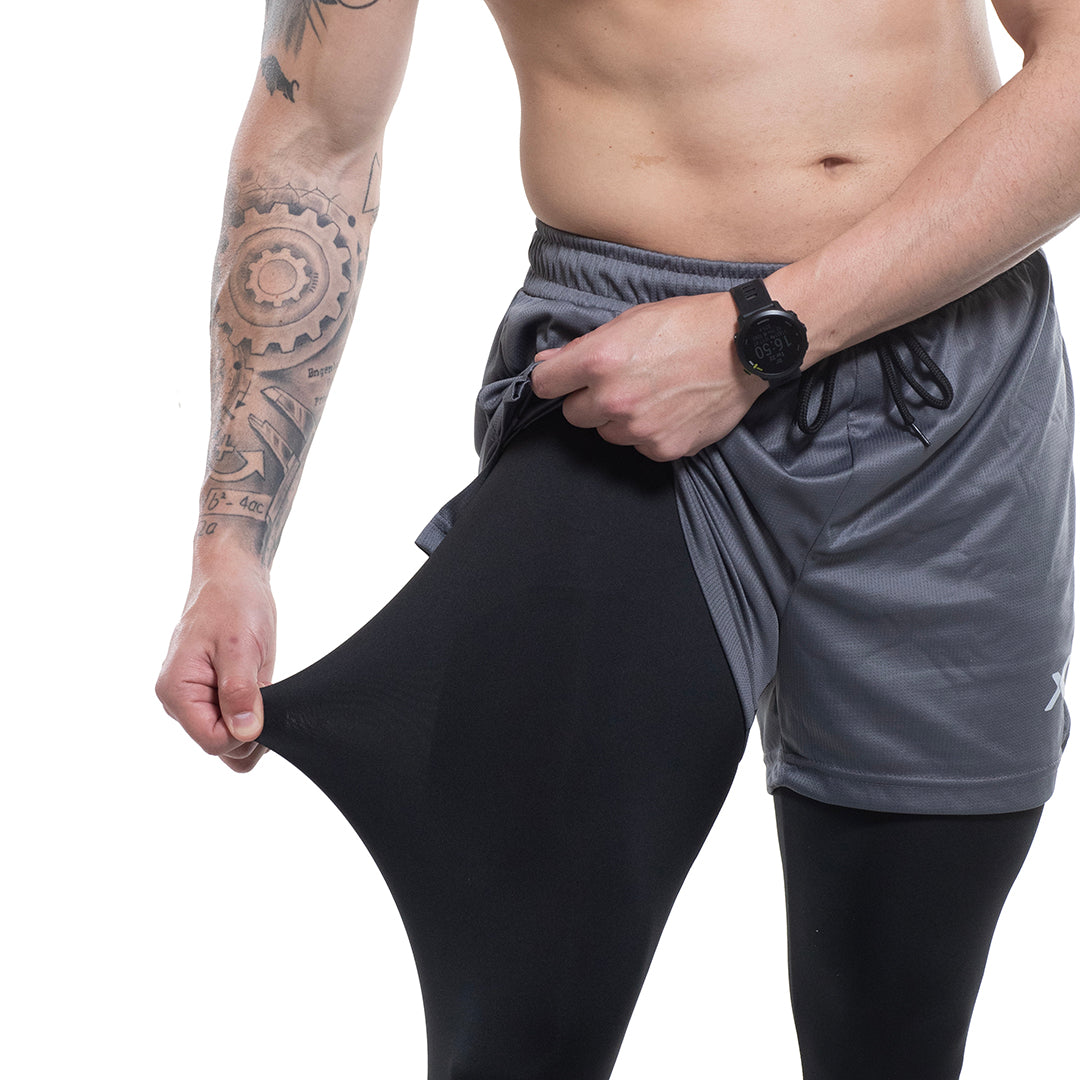 CALÇA DRY-FIT 2 EM 1 DE COMPRESSÃO NEXT