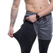 CALÇA DRY-FIT 2 EM 1 DE COMPRESSÃO NEXT