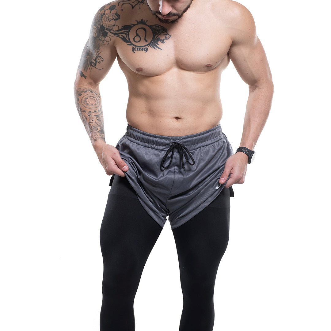 CALÇA DRY-FIT 2 EM 1 DE COMPRESSÃO NEXT