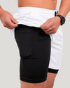Kit 2 Bermudas Compressão Masculina