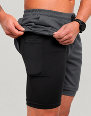 Kit 4  Bermudas Compressão Masculina