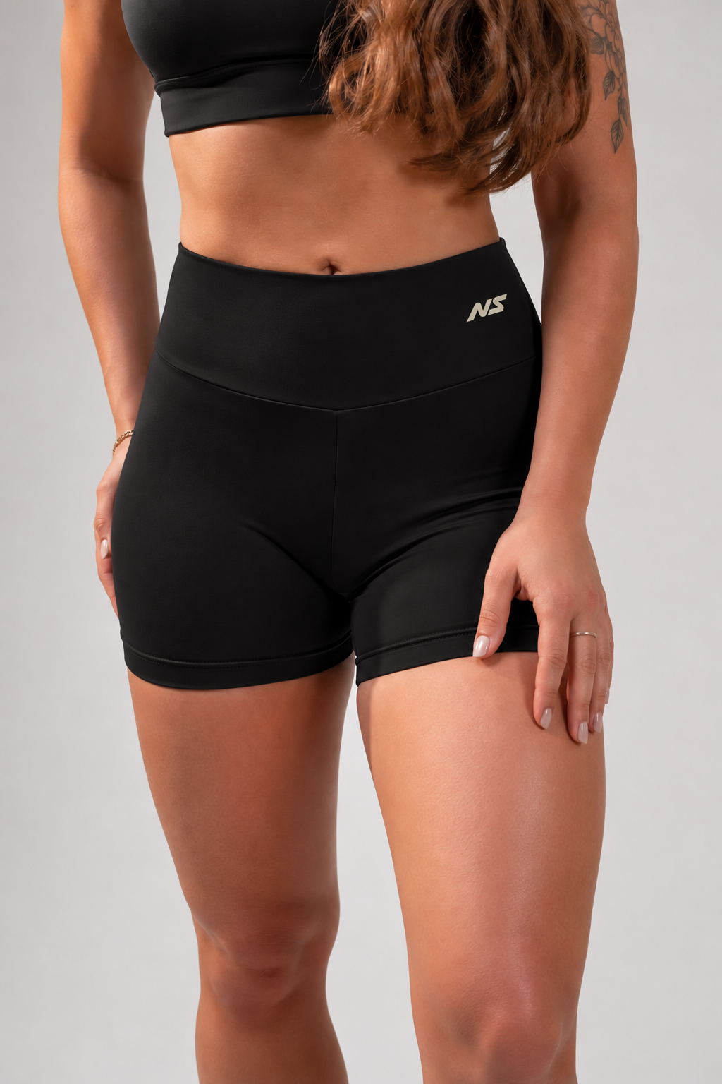 Shorts Compressão Feminino Fitness Preto