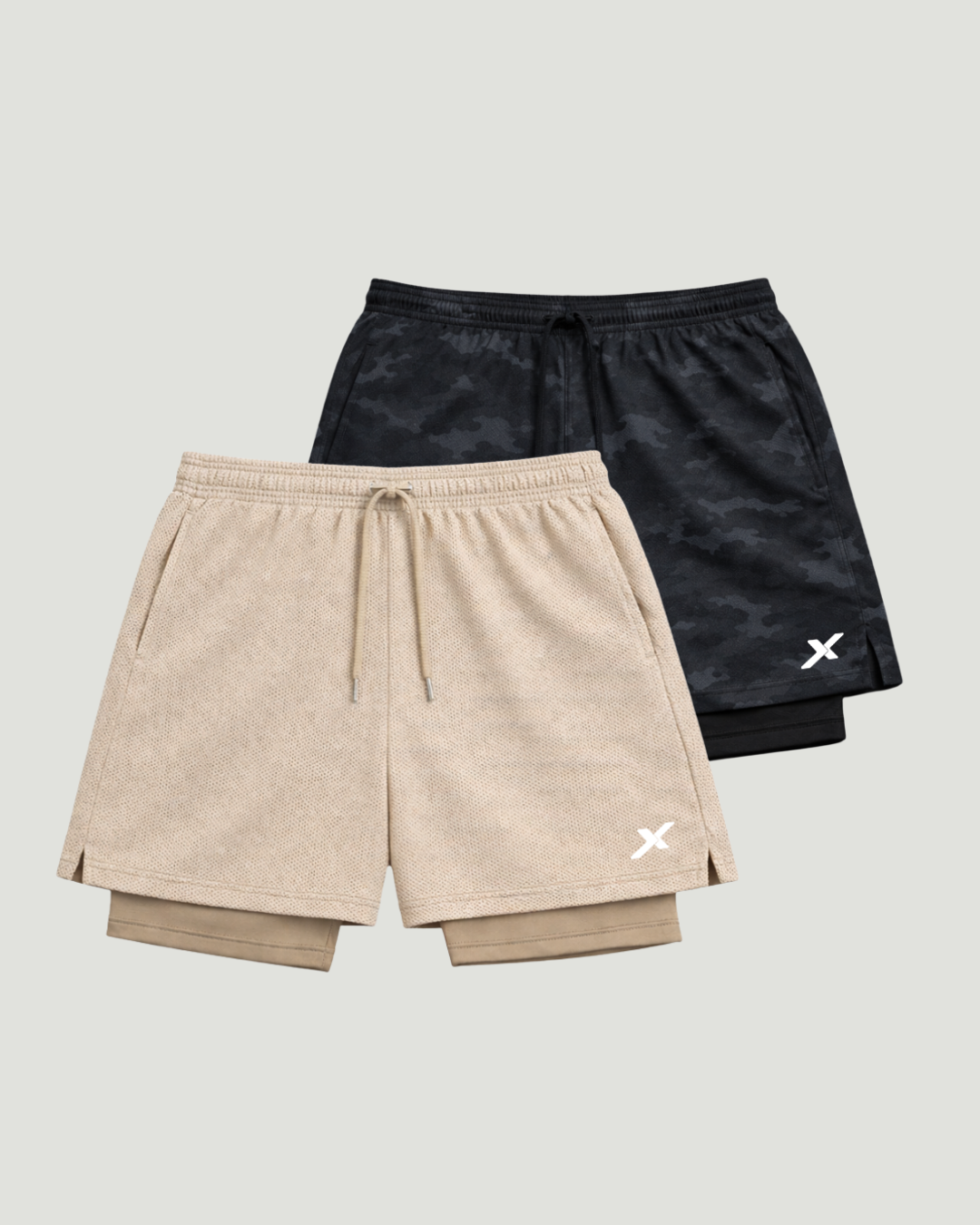 Kit 2 Bermudas Compressão Masculina