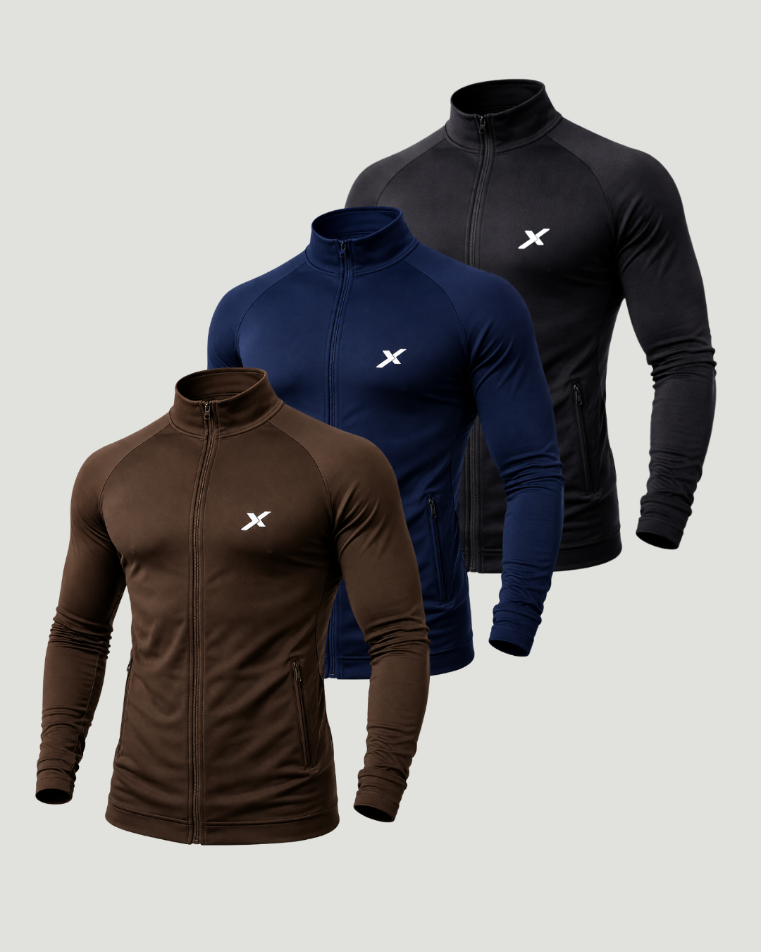 Kit 3 Jaqueta Esportiva Masculina Com Proteção Uv