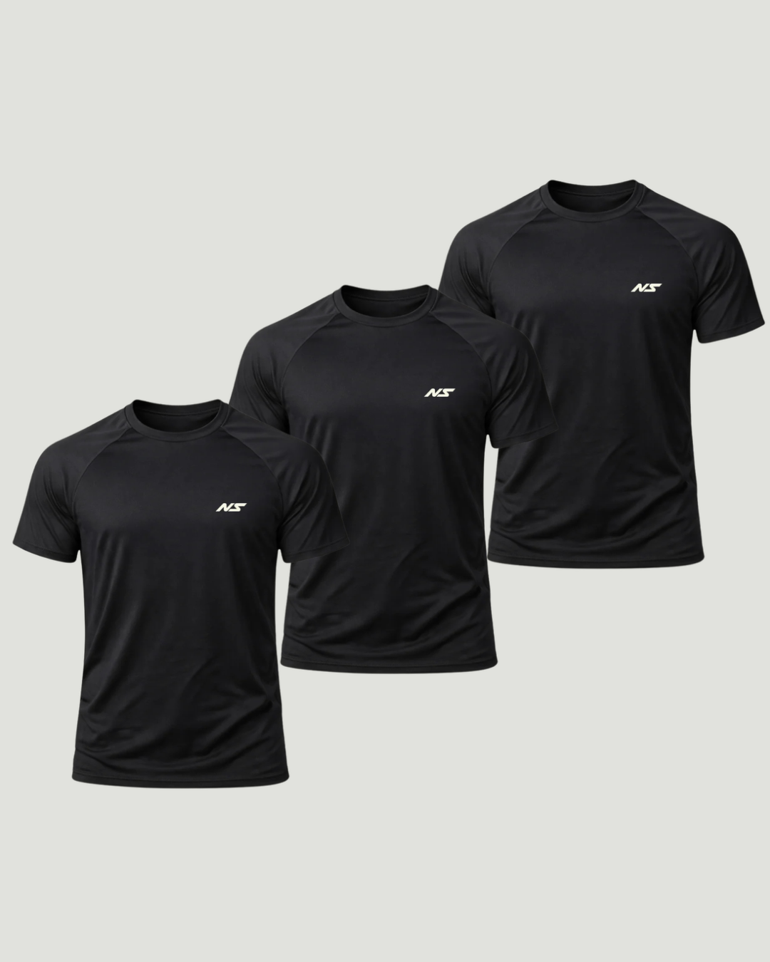 3 Camisetas ALLBLACK Poliamida NS
