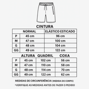 Bermuda Tactel Elastano Ziper - Preto