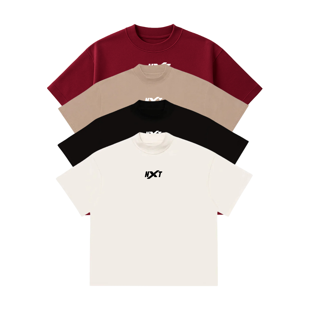Kit com 4 Camisetas Oversized Basic NXT