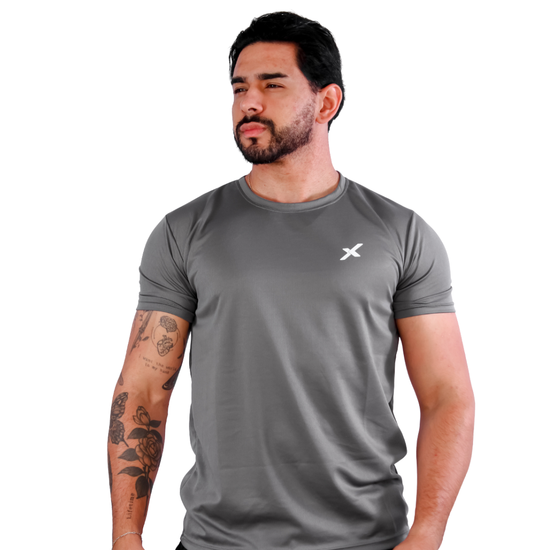 CAMISETA DRY TECH MODAL BÁSICA - CINZA