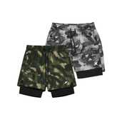 LANÇAMENTO - KIT 2 SHORTS DRY-FIT DE COMPRESSÃO 2 EM 1 [PAGUE 01 LEVE 02]