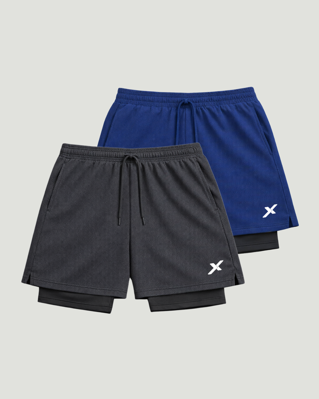 Kit 2 Bermudas Compressão Masculina