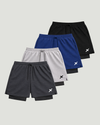 Kit 4  Bermudas Compressão Masculina