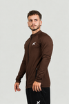Jaqueta Esportiva Masculina Com Proteção Uv Marrom