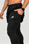 Bermuda DUAL PANT 01 com Legg de Compressão