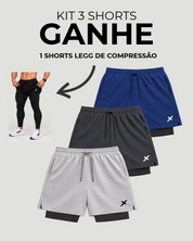 Kit 3 Shorts + 1 Calça + 1 Calça de Brinde