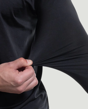 Camisa Manga Longa Dry Preta - Sem Costura
