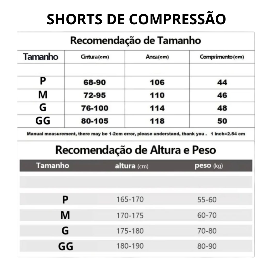 SHORTS DRY-FIT 2 EM 1 DE COMPRESSÃO NEXT