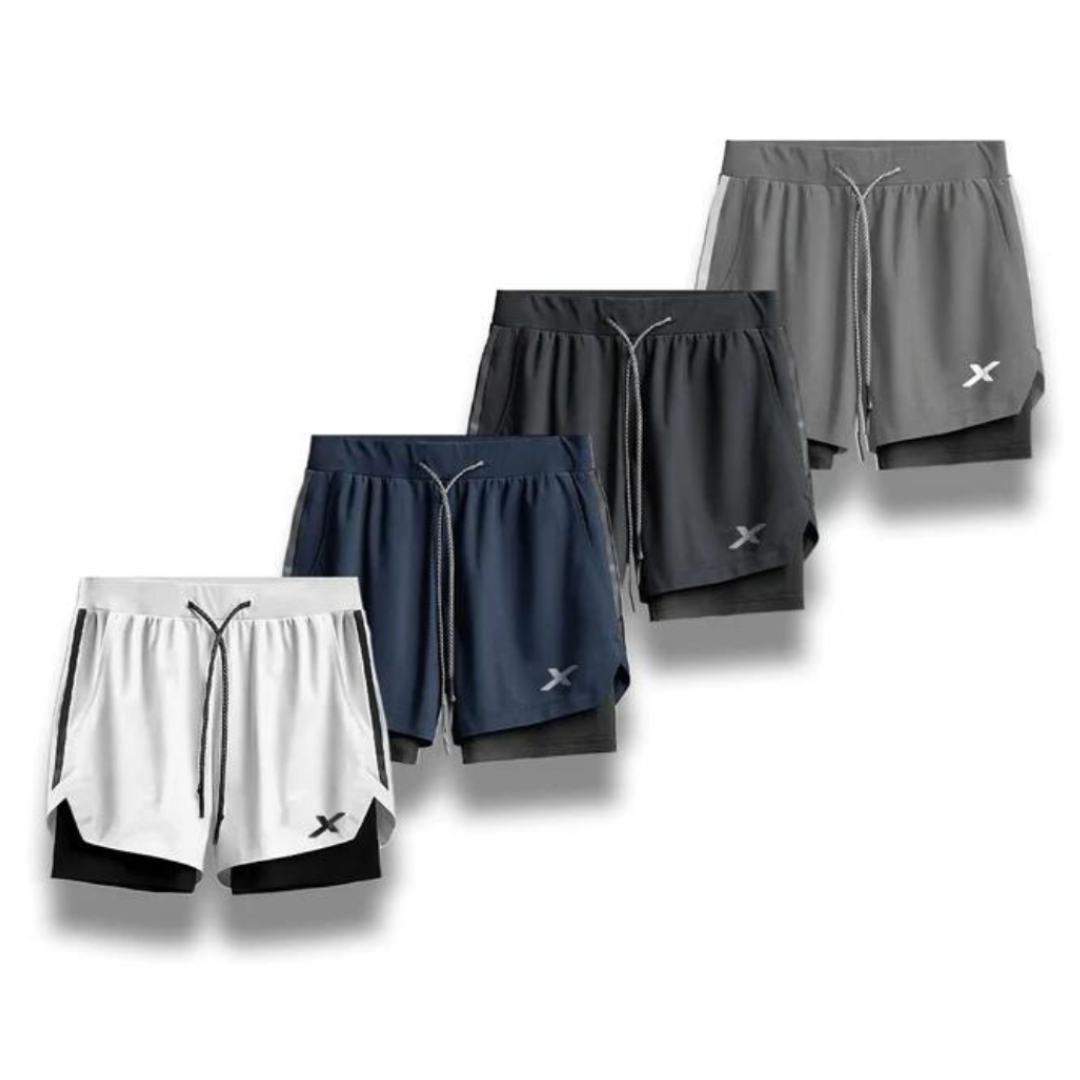 KIT 4 SHORTS DRY-FIT 2 EM 1 NEXT